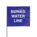 Water Line Flag in Blue and White