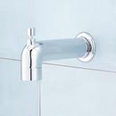 Signature Hardware Polished Chrome 6-3/8 in. Integrated Diverter Tub Spout 