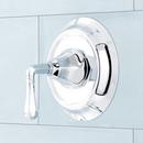 Signature Hardware Chrome Single Lever Handle Pressure Balancing Valve Trim 