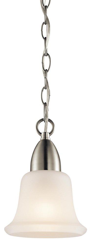 Kichler Lighting Brushed Nickel 100W 1-Light Mini Pendant 