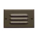 LED Horizontal Louver Step Light in Architectural Bronze