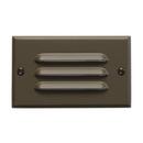 LED Horizontal Louver Step Light in Architectural Bronze