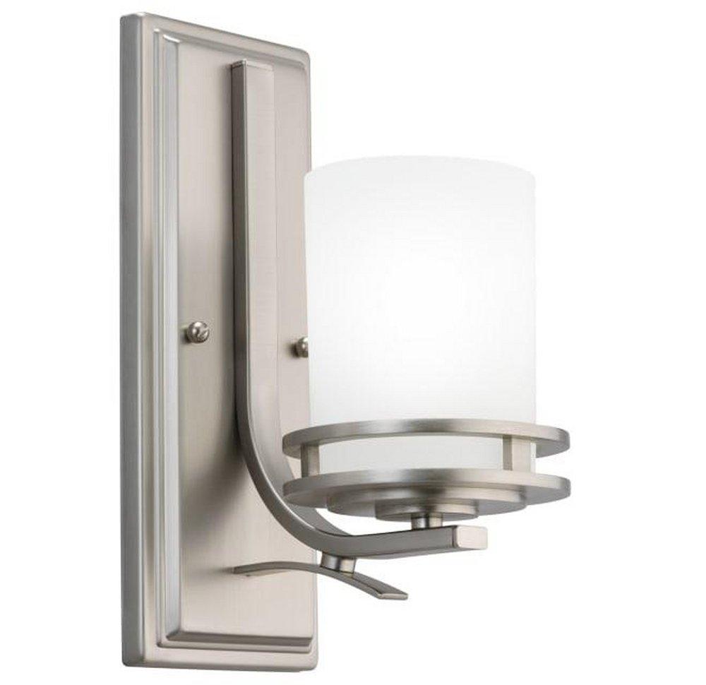 Kichler Lighting Brushed Nickel 100W 8 in. 1-Light Medium Wall Sconce 