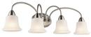 Kichler Lighting Brushed Nickel 100W 4-Light Bath Vanity Fixture 