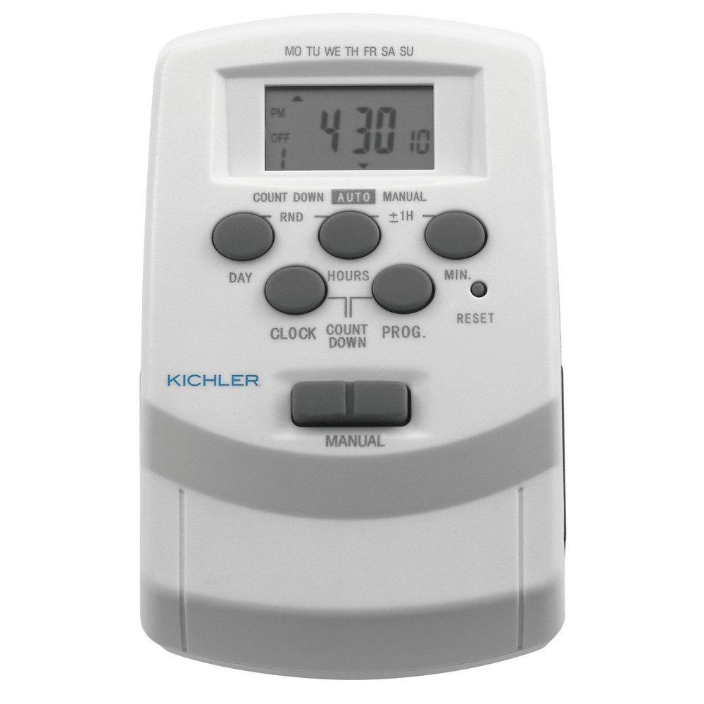 Kichler Lighting White Digital Timer with Daylight Savings in White 