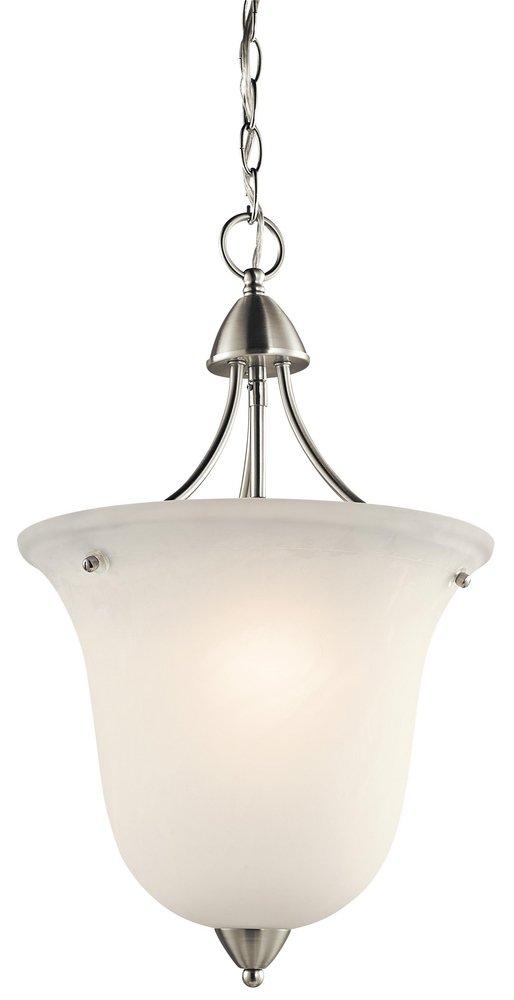 Kichler Lighting Brushed Nickel 150W 1-Light Foyer Pendant 