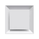 Commercial 24 x 24 in. Ceiling Diffuser in White Steel