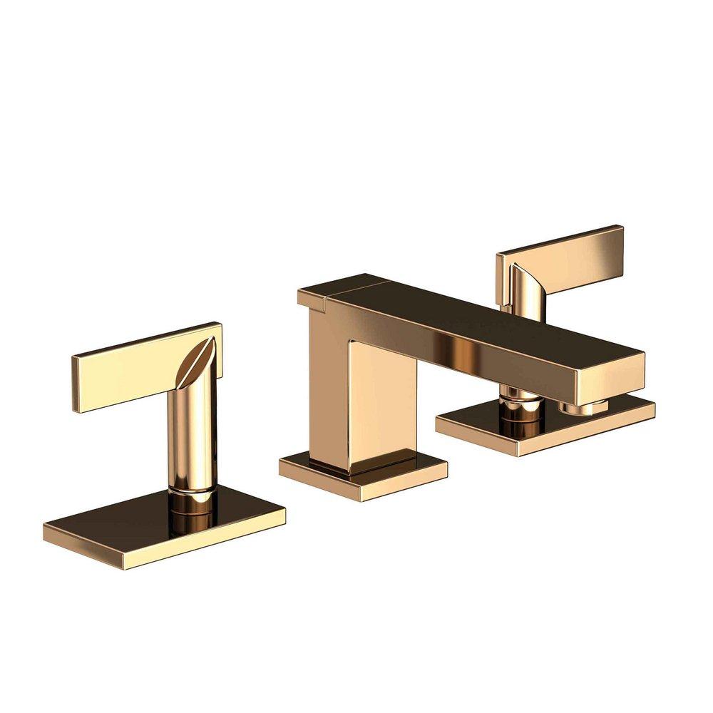 Newport Brass French Gold - PVD Two Handle Widespread Bathroom Sink Faucet 