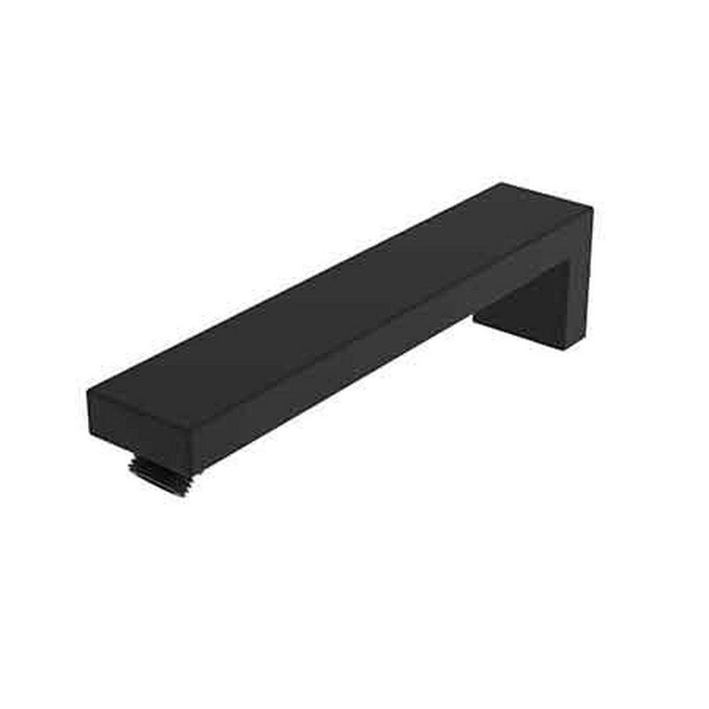 Newport Brass Flat Black 1/2 x 9 in. NPT Solid Brass Shower Arm 