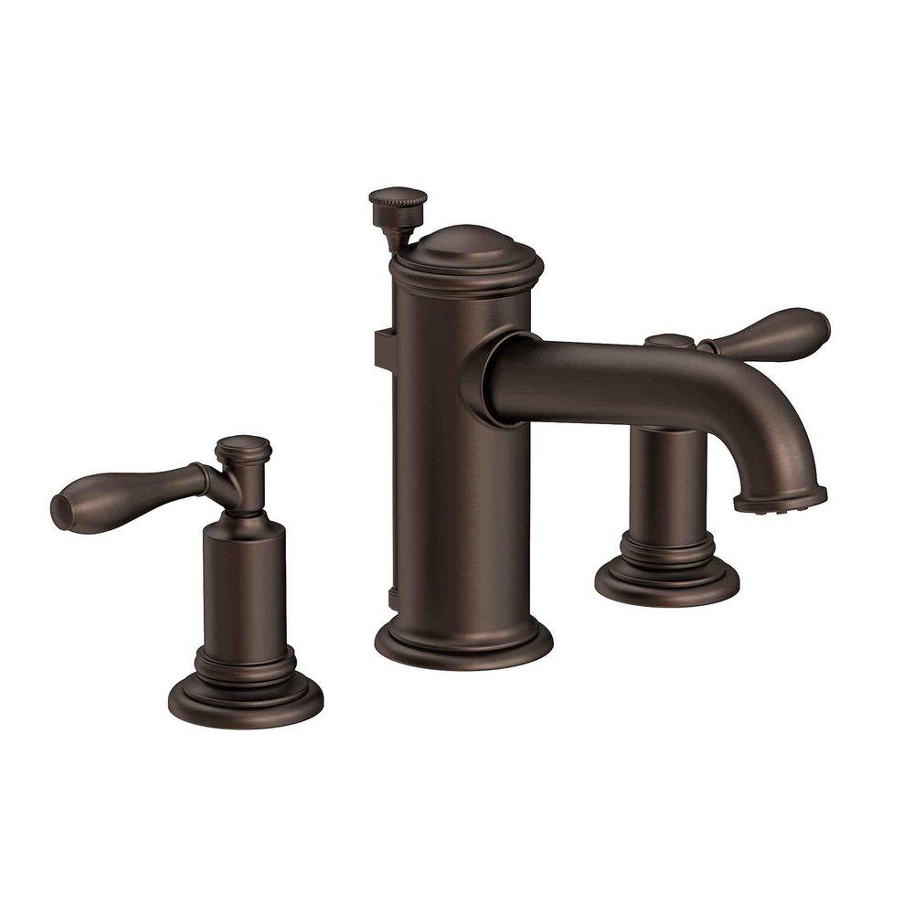 Newport Brass English Bronze Two Handle Widespread Bathroom Sink Faucet 