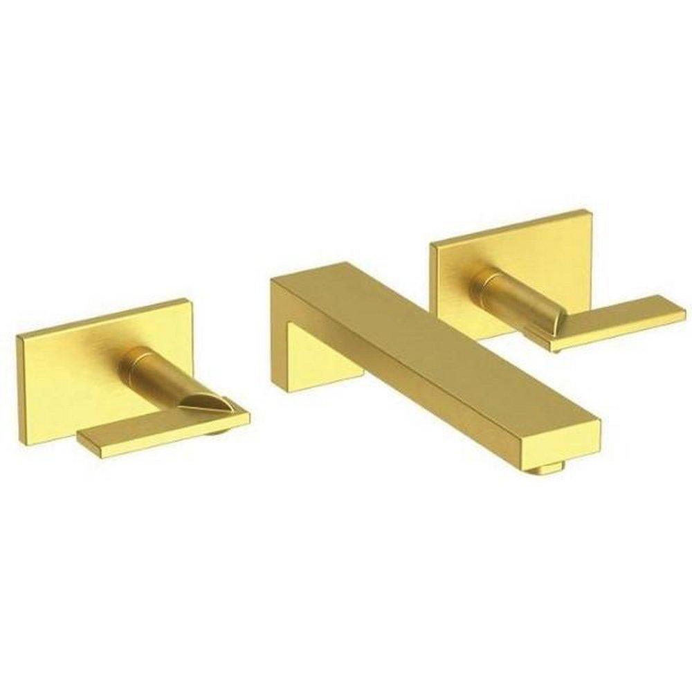 Two Handle Bathroom Sink Faucet in Satin Brass - PVD 