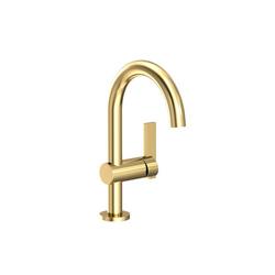 Single Handle Bathroom Sink Faucet in Forever Brass - PVD