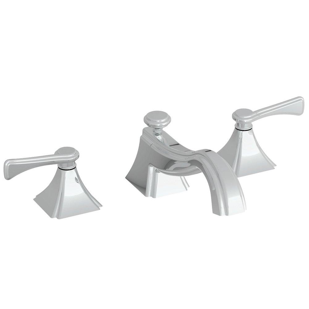 Newport Brass Polished Nickel - Natural Two Handle Widespread Bathroom Sink Faucet 