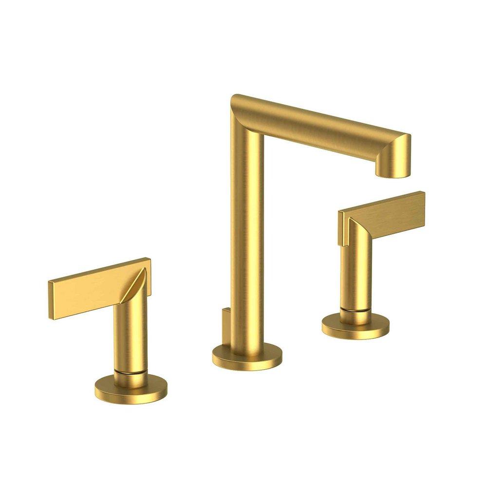 Newport Brass Satin Brass - PVD Two Handle Widespread Bathroom Sink Faucet 