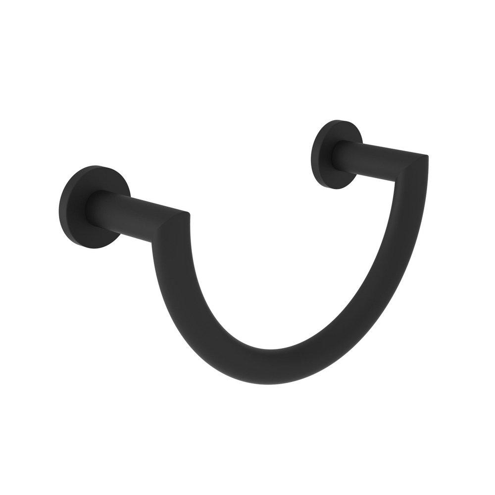 Newport Brass Flat Black Round Towel Ring 