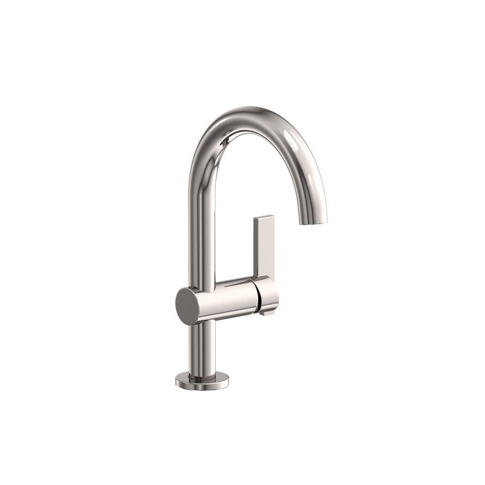 Newport Brass Polished Nickel - Natural Single Handle Monoblock Bathroom Sink Faucet 