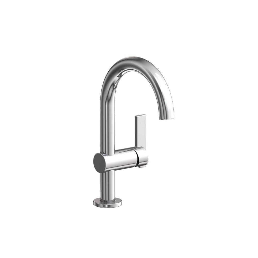 Newport Brass Polished Chrome Single Handle Monoblock Bathroom Sink Faucet 