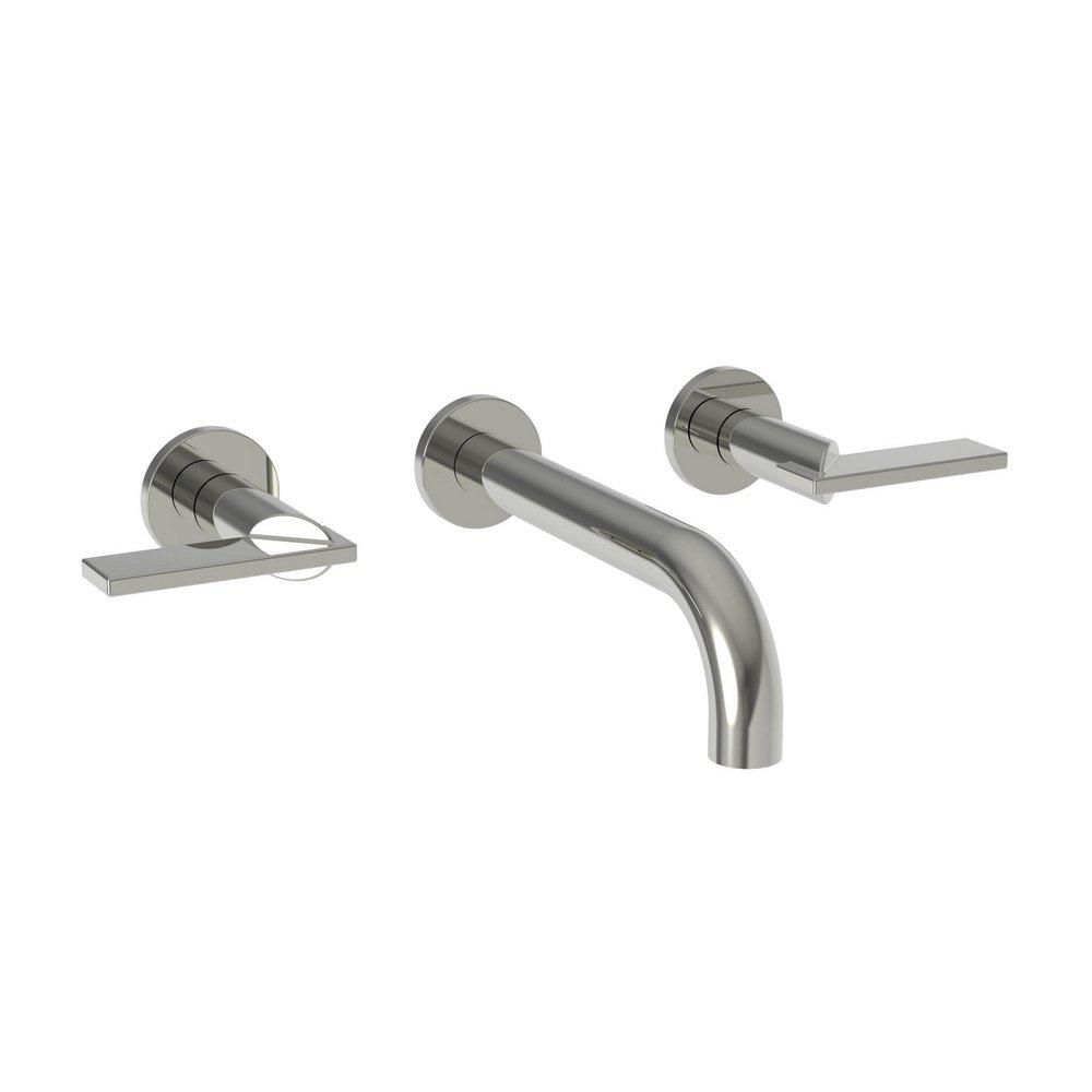 Newport Brass Polished Nickel - Natural Two Handle Widespread Bathroom Sink Faucet 
