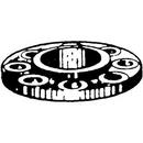8 x 6 in. Slip-On 150# Standard Carbon Steel Raised Face Weld Flange