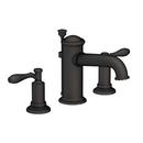 Newport Brass Flat Black Two Handle Widespread Bathroom Sink Faucet 