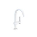 Newport Brass Matte White Single Handle Monoblock Bathroom Sink Faucet 