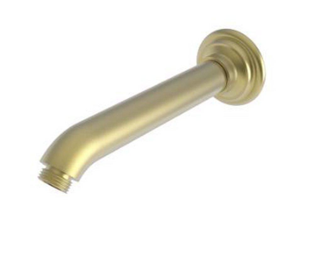 Newport Brass Satin Brass - PVD 1/2 x 8 in. NPT Solid Brass Shower Arm 