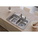 Dayton Satin 33 x 22 in. 4 Hole Stainless Steel Double Bowl Drop-in Kitchen Sink 