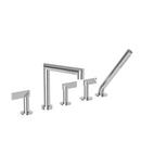 Newport Brass Polished Chrome Three Handle Roman Tub Faucet Trim Only 