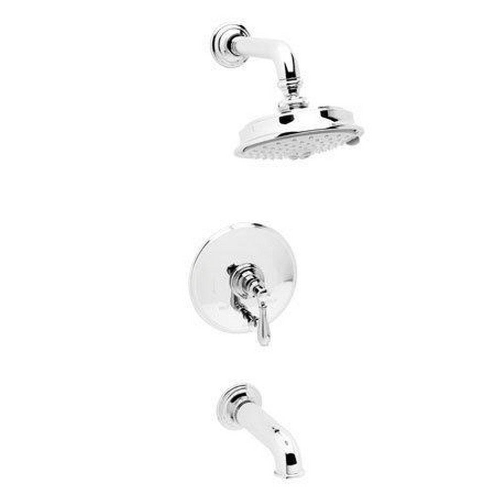 Newport Brass Polished Nickel - Natural Single Handle Single Function Bathtub & Shower Faucet (Trim Only) 