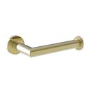 Wall Mount Toilet Tissue Holder in Uncoated Polished Brass - Living