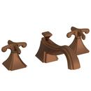 Widespread Bathroom Sink Faucet with Double Cross Handle in Antique Copper