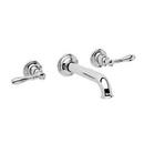 Newport Brass Polished Nickel - Natural Two Handle Widespread Bathroom Sink Faucet 