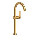 Newport Brass Satin Bronze - PVD Single Handle Monoblock Bathroom Sink Faucet Lever Handle 