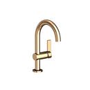 Newport Brass French Gold - PVD Single Handle Monoblock Bathroom Sink Faucet 