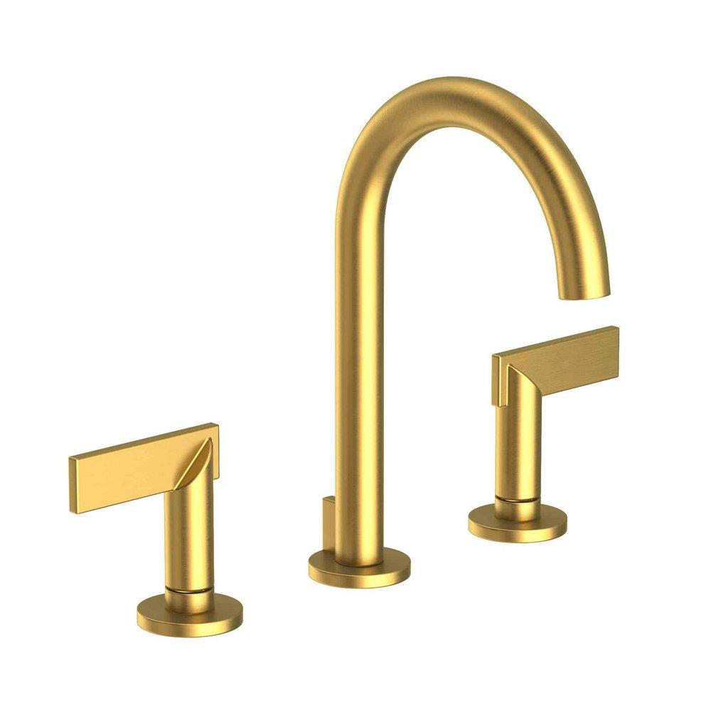 Newport Brass Satin Brass - PVD Two Handle Widespread Bathroom Sink Faucet 