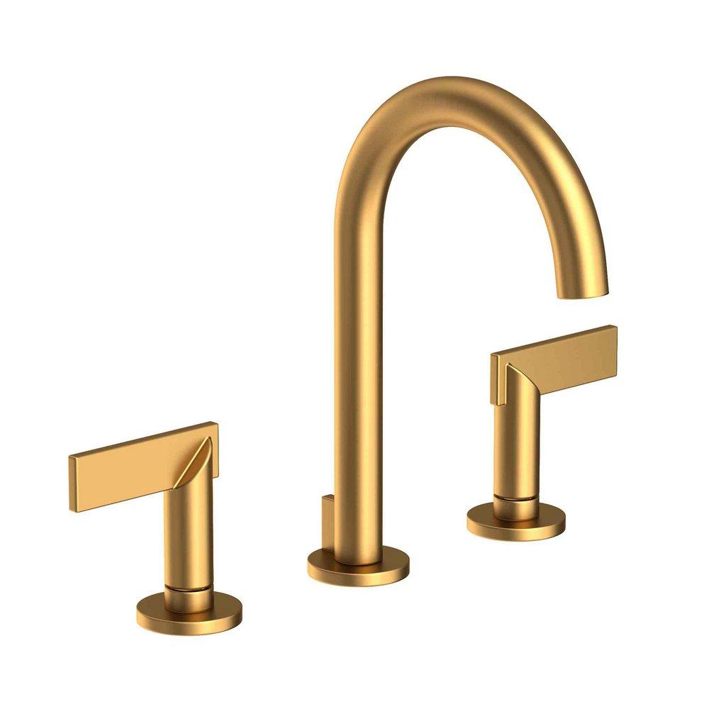 Newport Brass Satin Bronze - PVD Two Handle Widespread Bathroom Sink Faucet 