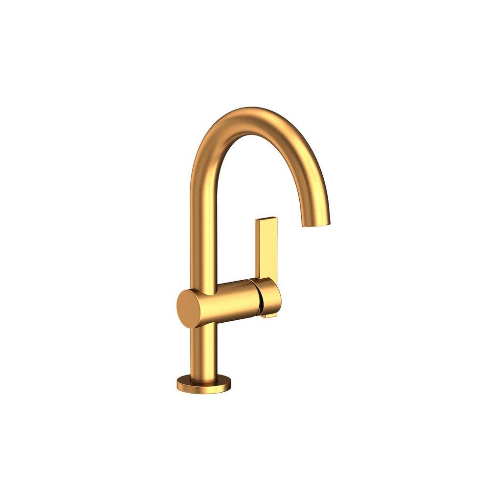 Newport Brass Satin Gold - PVD Single Handle Monoblock Bathroom Sink Faucet 