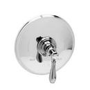 Pressure Balancing Shower Trim Plate with Single Lever Handle in Polished Chrome
