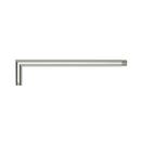 Newport Brass Polished Nickel - Natural 1/2 x 12-13/16 in. NPT Solid Brass Shower Arm 