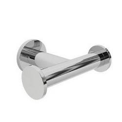 Double Robe Hook in Polished Nickel