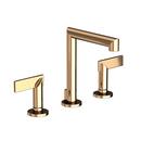 Two Handle Widespread Bathroom Sink Faucet in French Gold - PVD 