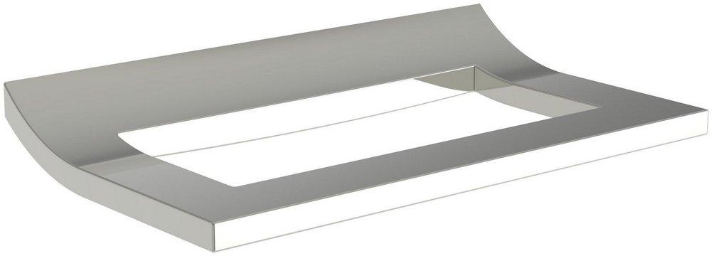 Newport Brass Polished Nickel - Natural Rectangular Closed Towel Ring 