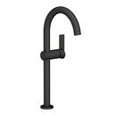 Newport Brass Flat Black Single Handle Monoblock Bathroom Sink Faucet Lever Handle 