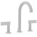 Two Handle Widespread Bathroom Sink Faucet in Matte White
