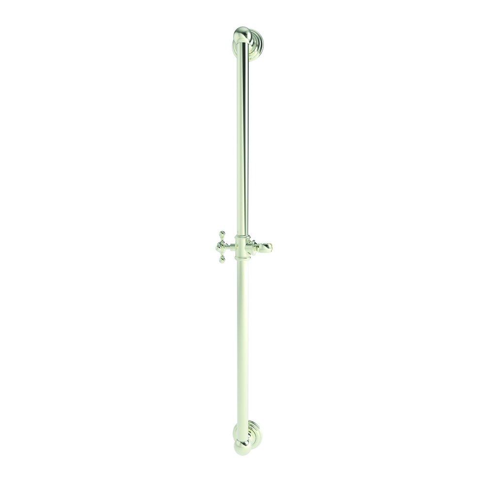 Newport Brass Satin Nickel 36 in. Slide Bar with Adjustable Handshower Holder 