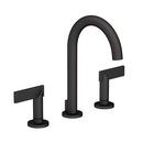 Two Handle Widespread Bathroom Sink Faucet in Flat Black