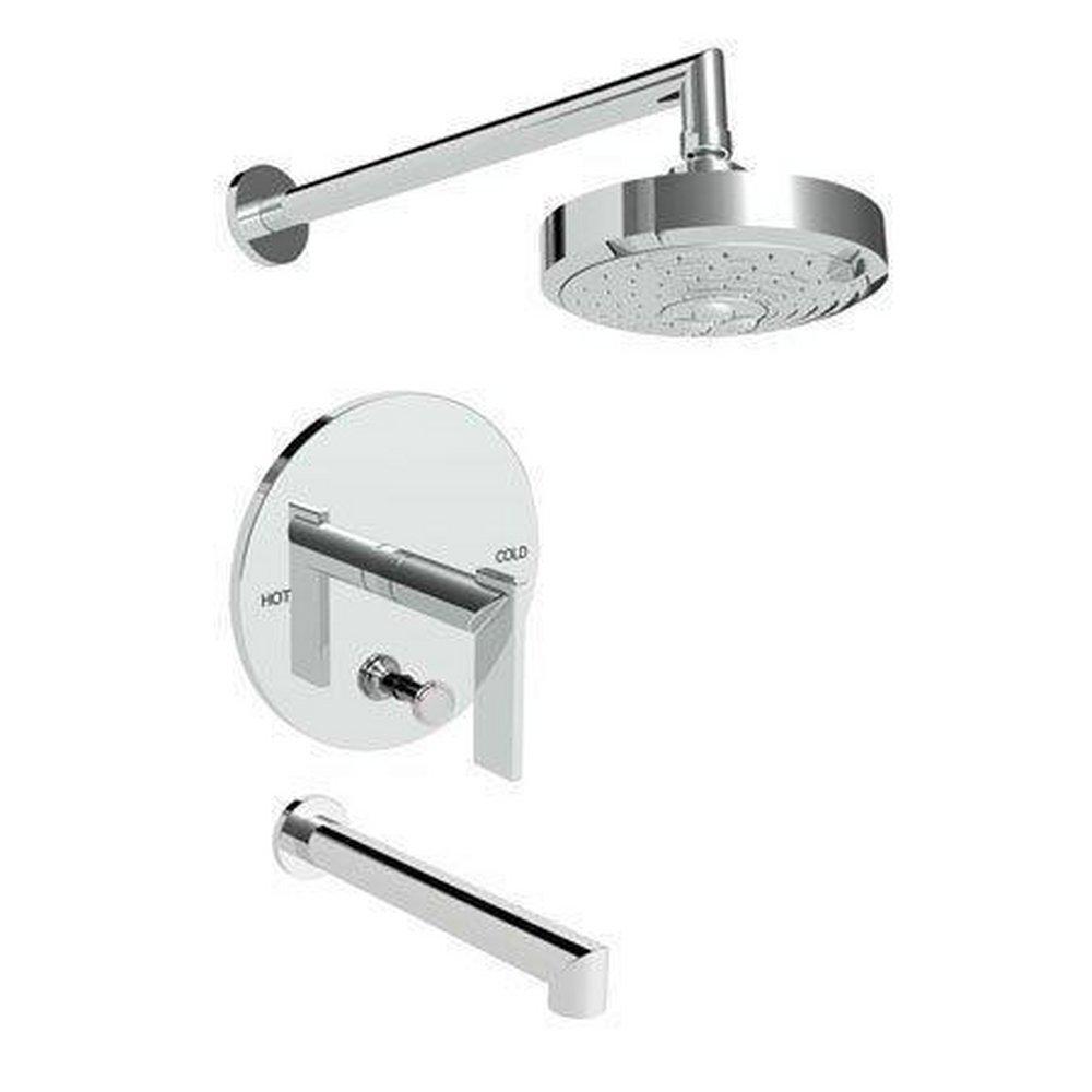 Newport Brass Satin Nickel - PVD Single Handle Single Function Bathtub & Shower Faucet (Trim Only) 
