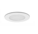 90W Stippled Opal Lens Shower with Reflector in White