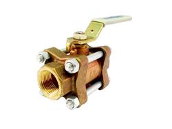 1/2 in. Cast Bronze Full Port Threaded 600# Ball Valve
