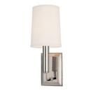 4-3/4 in. 60W 1-Light Wall Sconce in Polished Nickel
